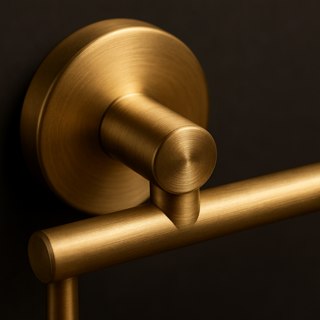 Brush Gold Toilet Paper Holder AE1006 view 2
