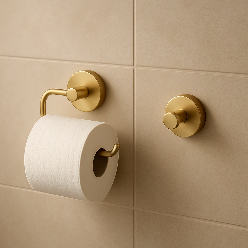Brush Gold Toilet Paper Holder AE1006 view 3