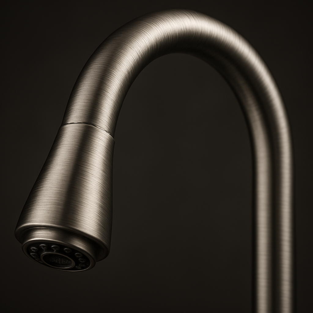 Kitchen/Laundry Sink Tap Brushed Nickel AQ56016 view 2