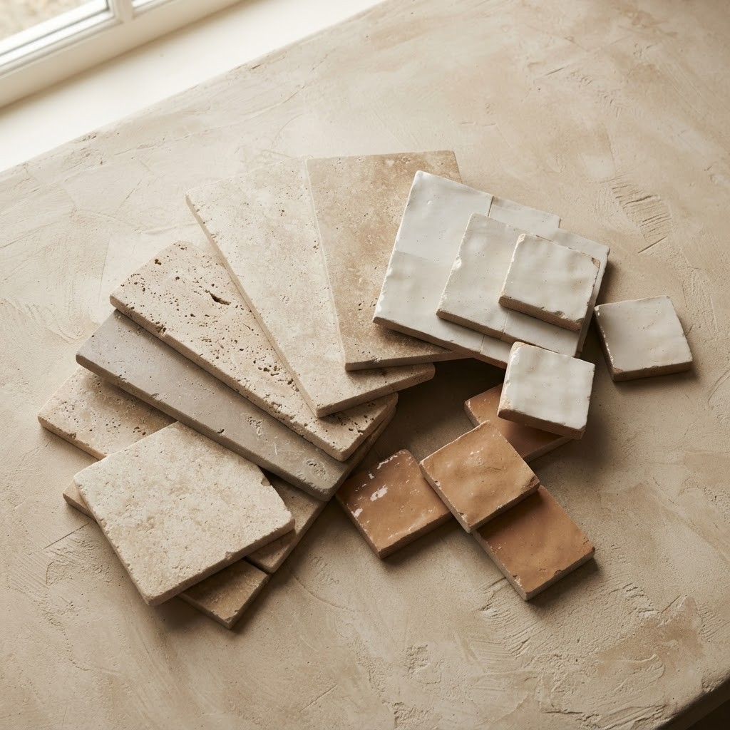Natural stone and handmade tile collection