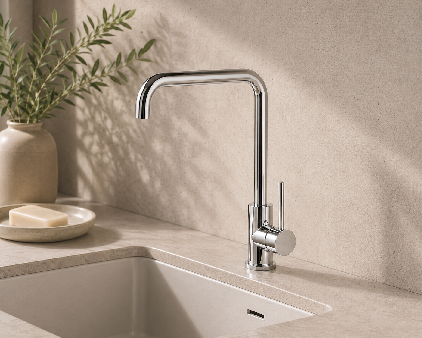 Kitchen/Laundry Sink Tap Chrome AQ56016