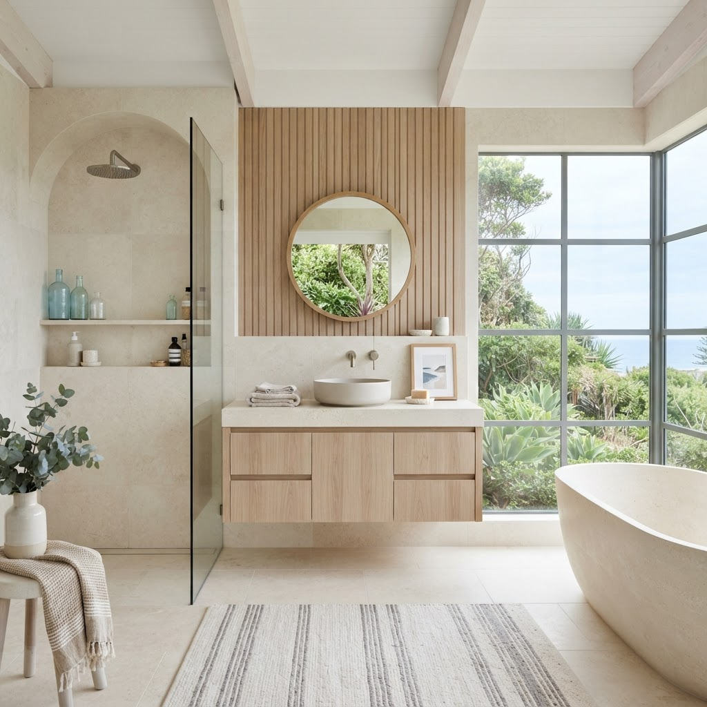 Coastal bathroom collection
